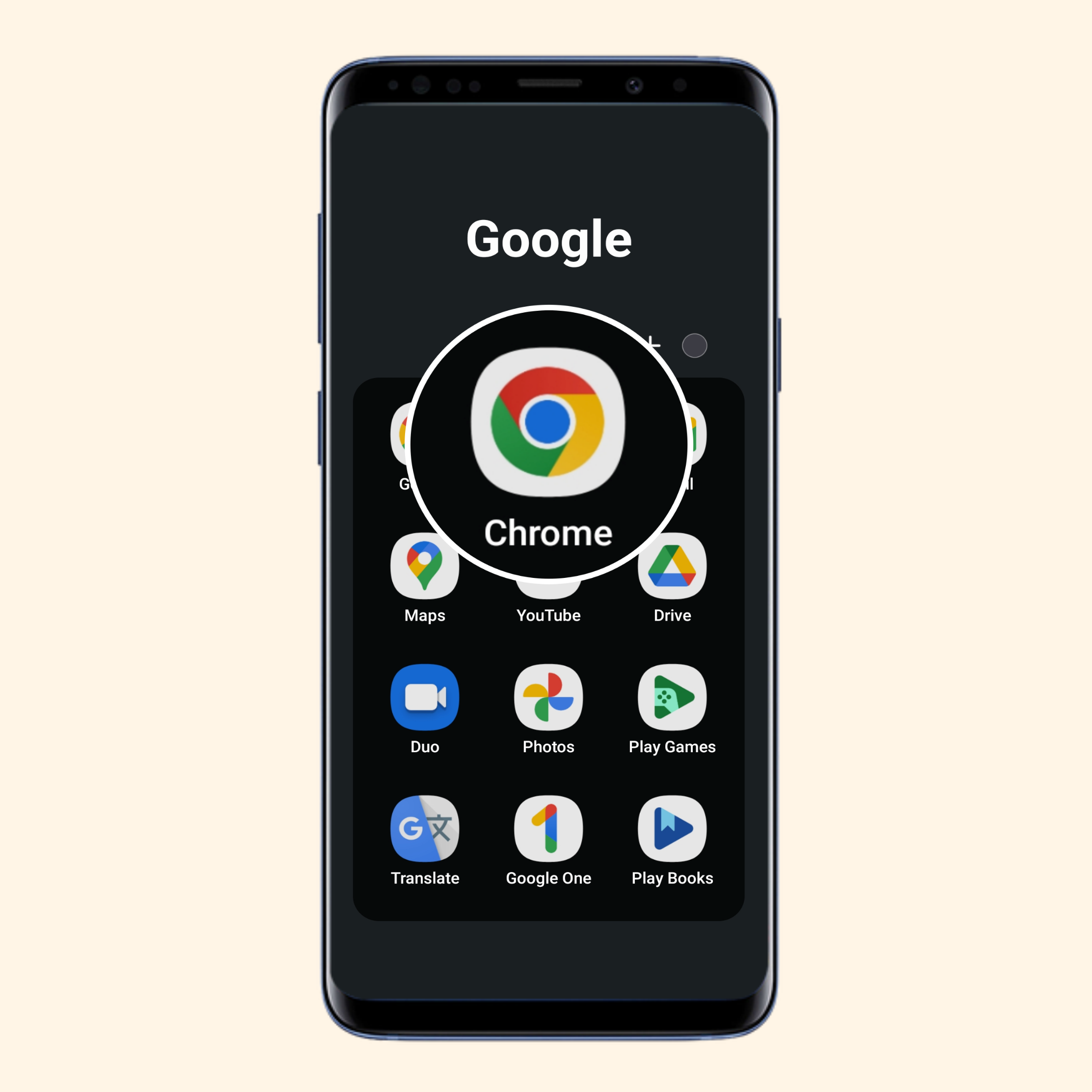 Google Chrome Broswer on an Android Phone