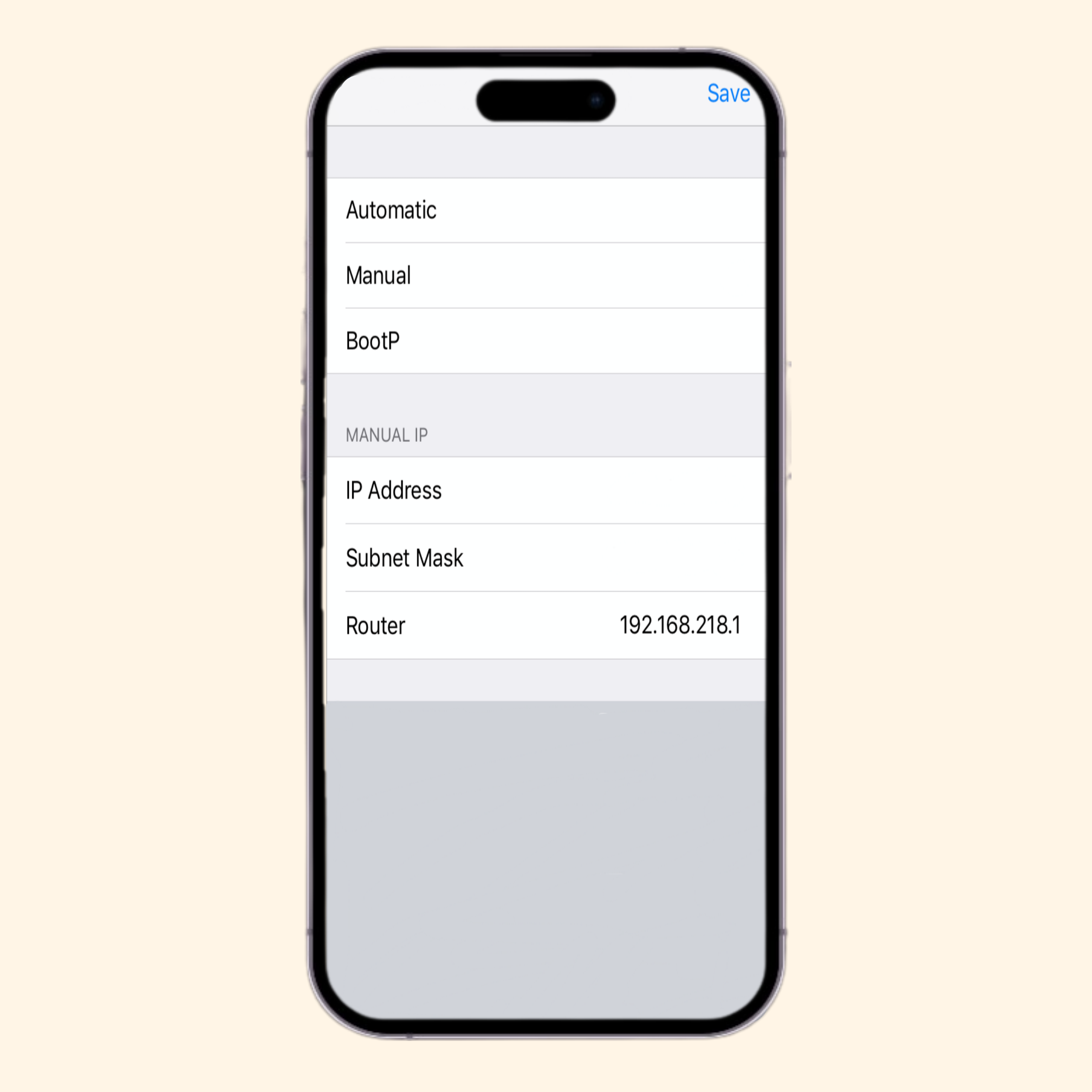 Find Router IP Address on iOS