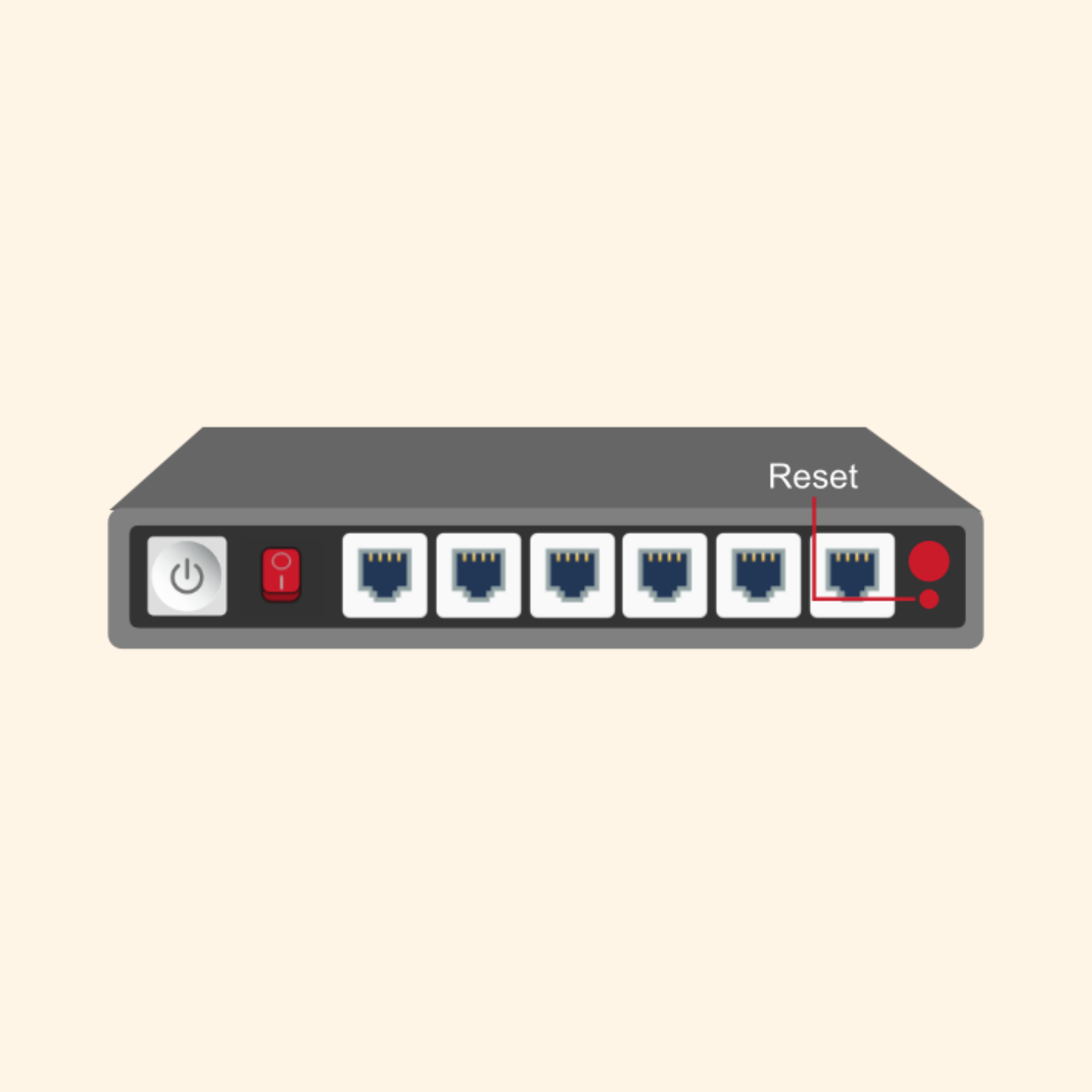 WSP/Reset Button on Router
