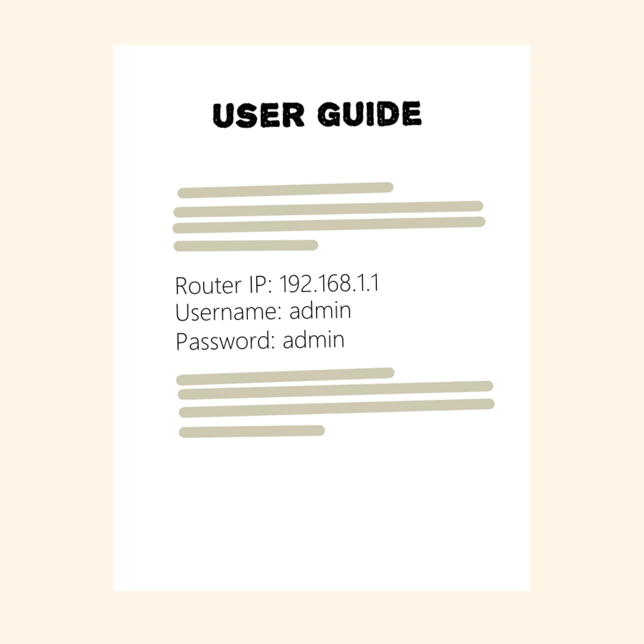 Find Router IP Address on User Manual (Guide)