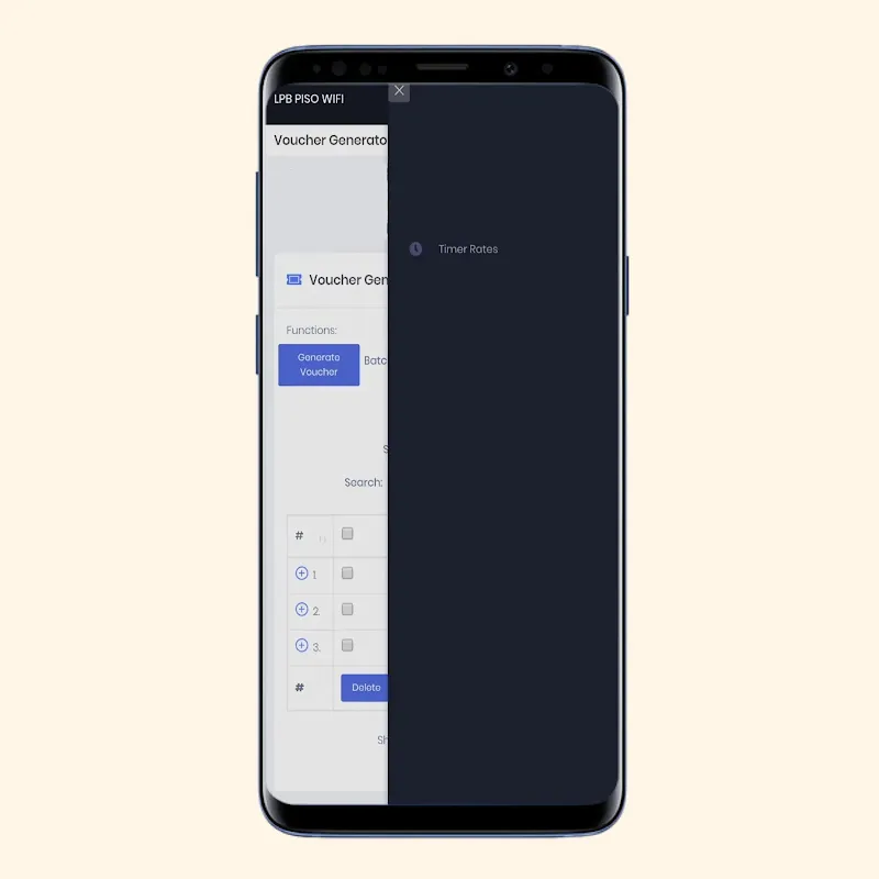 Timer Rates on Piso WiFi