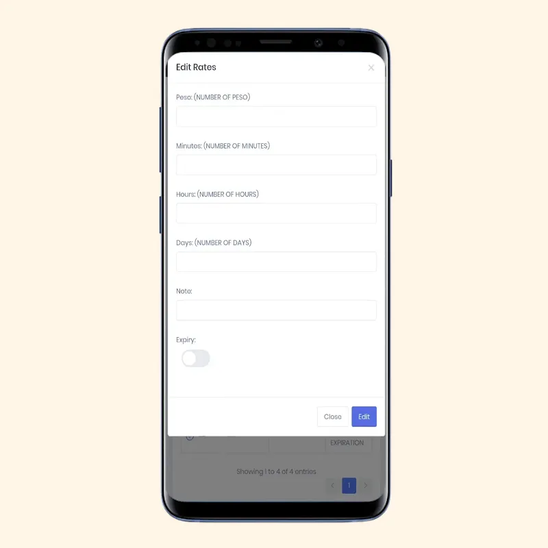 Editing Existing Timer Rates on Piso WiFi 3