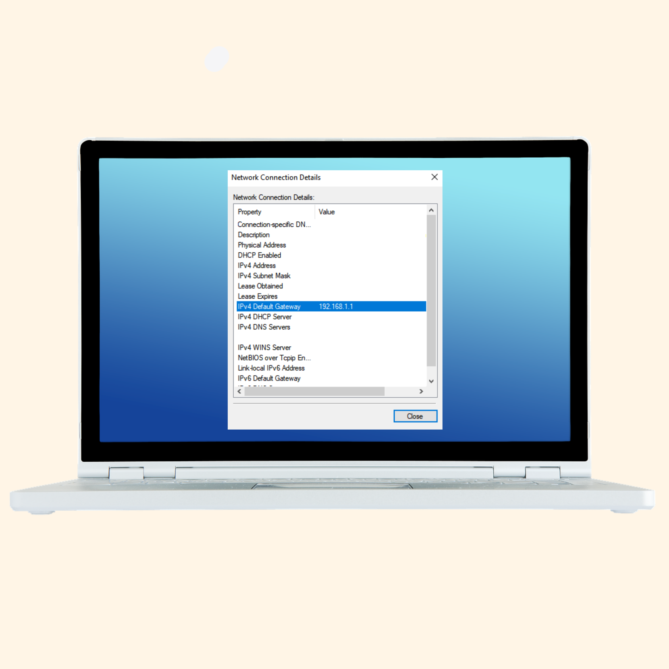 Find Router IP Address on Windows